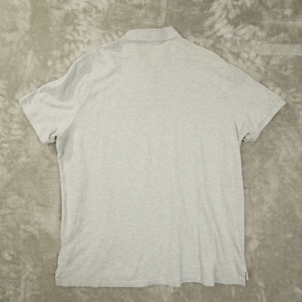 Polo Ralph Lauren Classic Fit Polo Shirt Men's XXL Grey Short Sleeve Preppy